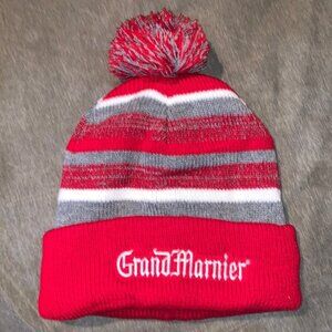 NEW RARE Grand Marnier Winter Hat Ski Beanie Maroon